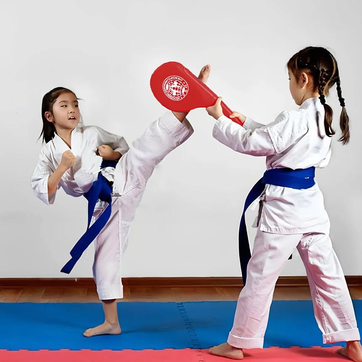Kiuiom Kick Pad Taekwondo Alfombrilla Patadas Boxeo Artes Marciales Enfoque Rojo