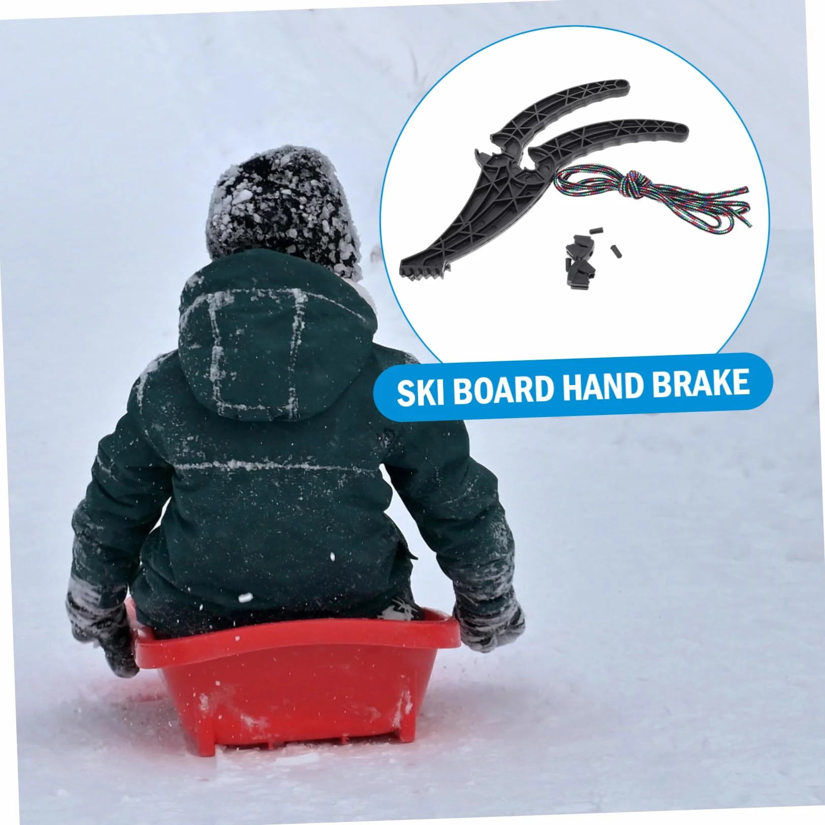 UPKOCH Palanca De Freno Antideslizante para Trineo y Snowboard 13.8 Pulgadas