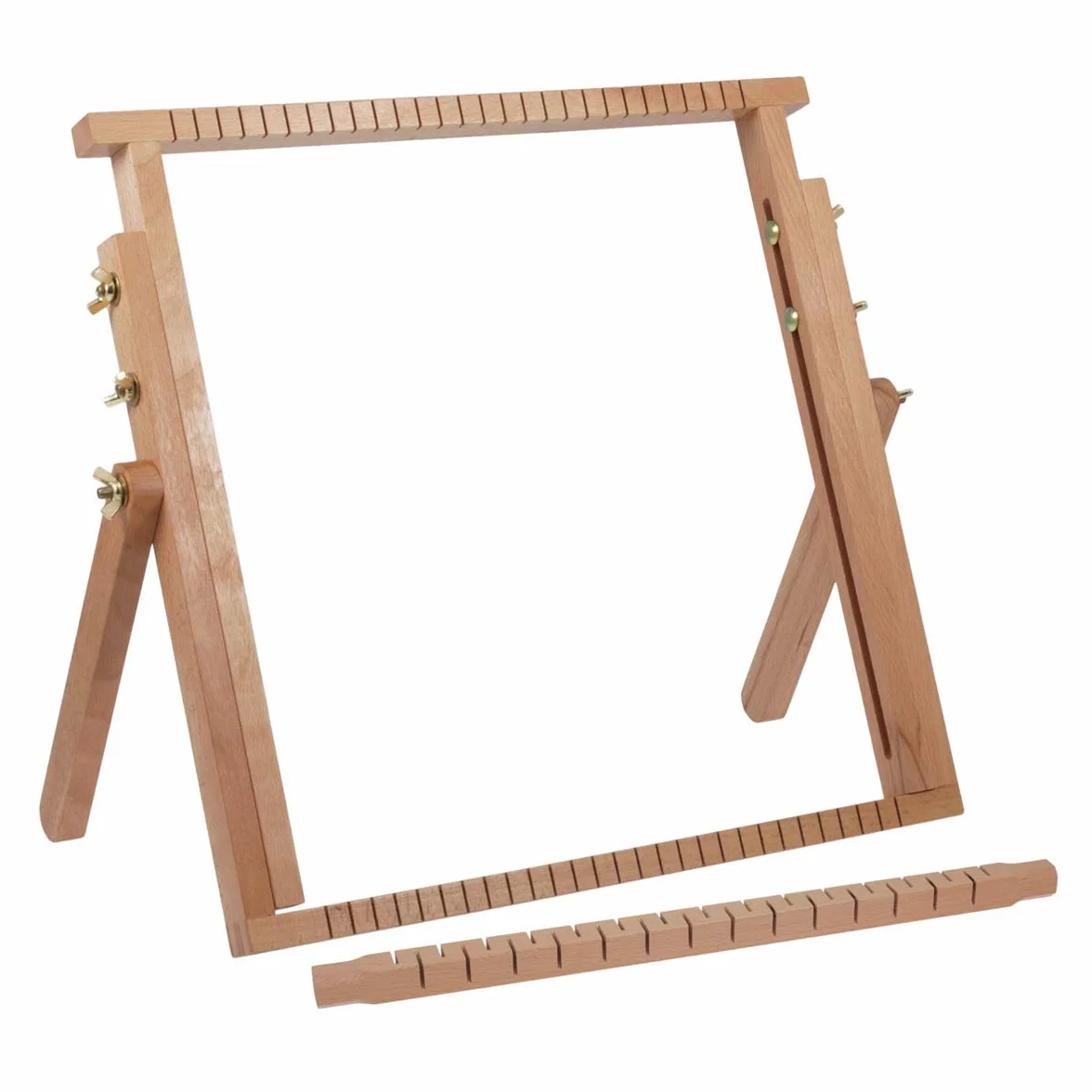 Milward 2519020 - Telar extensible (madera de haya, 40 x 40 – 61 cm)