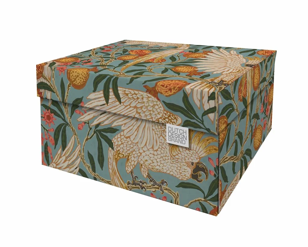 Cockatoo Pomegranate Caja de almacenamiento 39,5 x 32 x 21 cm