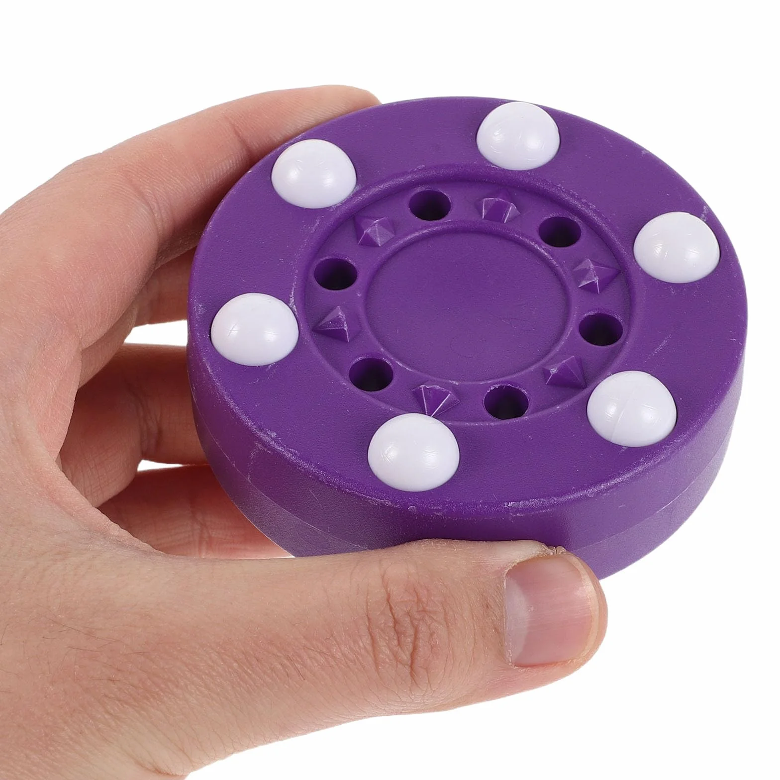 Discos de Entrenamiento de Hockey, Juego de Liga, Silencioso, para Asfalto, Hockey en Línea, Morado