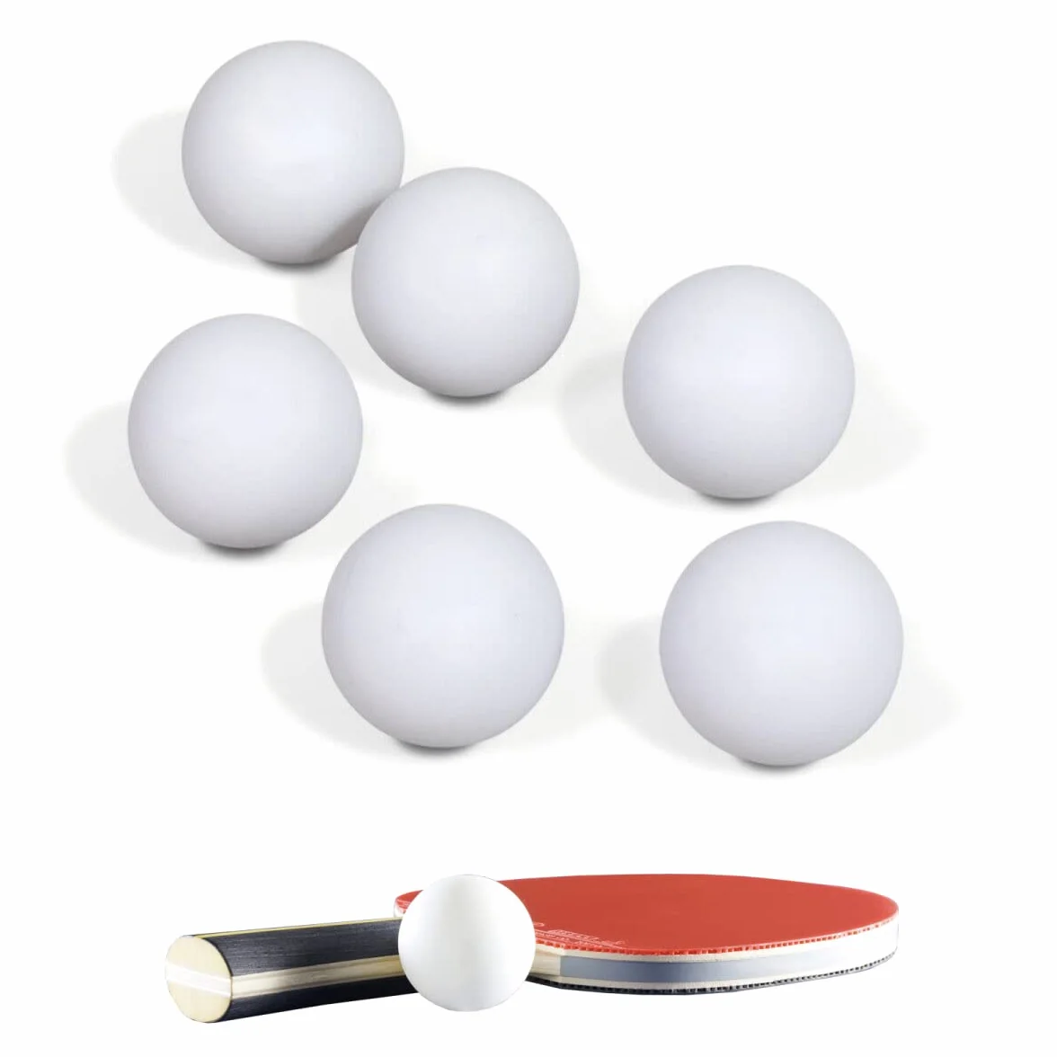 Juego de 6 pelotas de ping pong de 40 mm para Beer Pong, interior y exterior