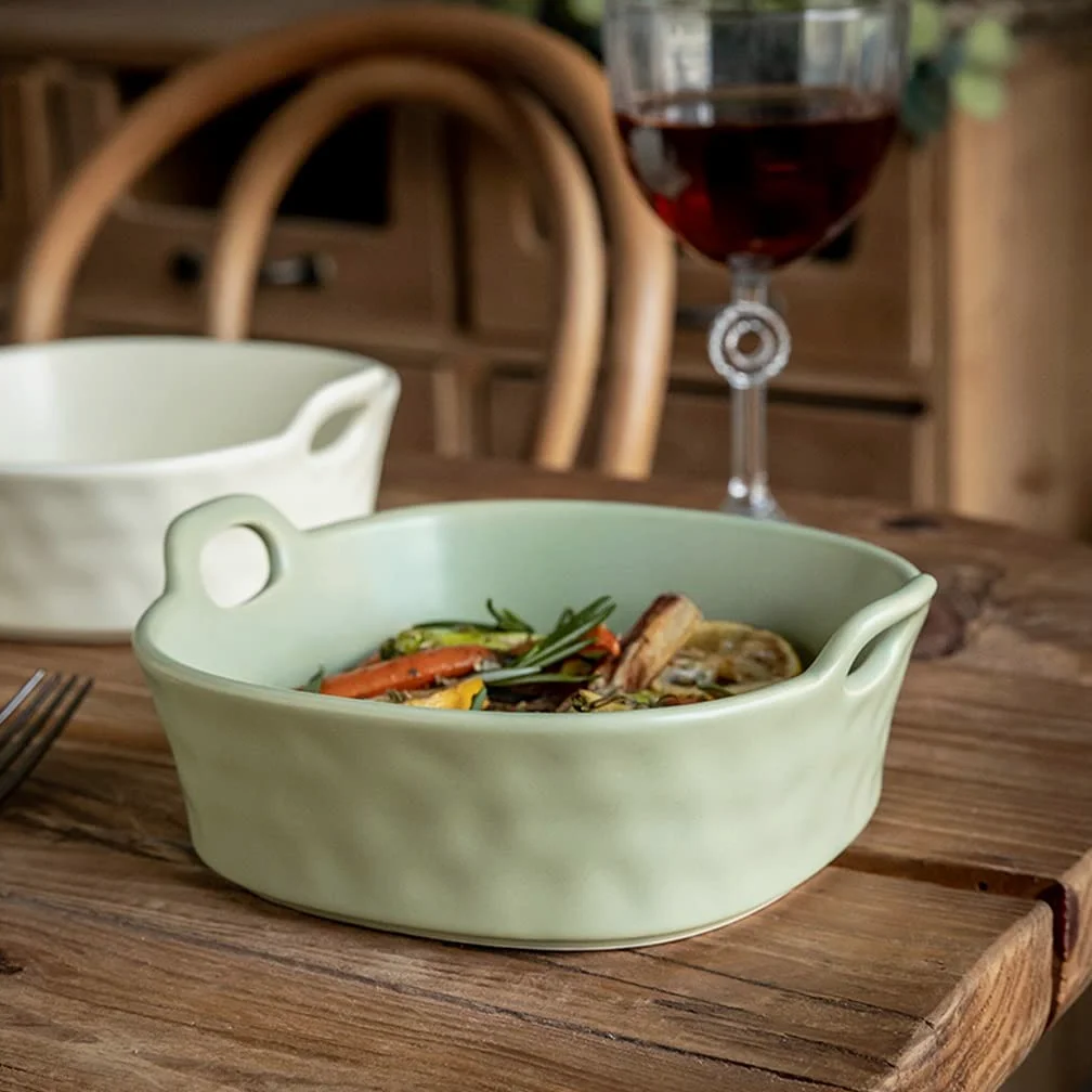 Ensaladera Cuencos De Pasta Postre Tazón De Desayuno Tazón De Cerámica Ensaladera Tazón Para Hornear En Casa Tazón De Diseño Binaural Adecuado para Ensaladas, Sopas, Sopas De Pasta Y Tazones De Ens
