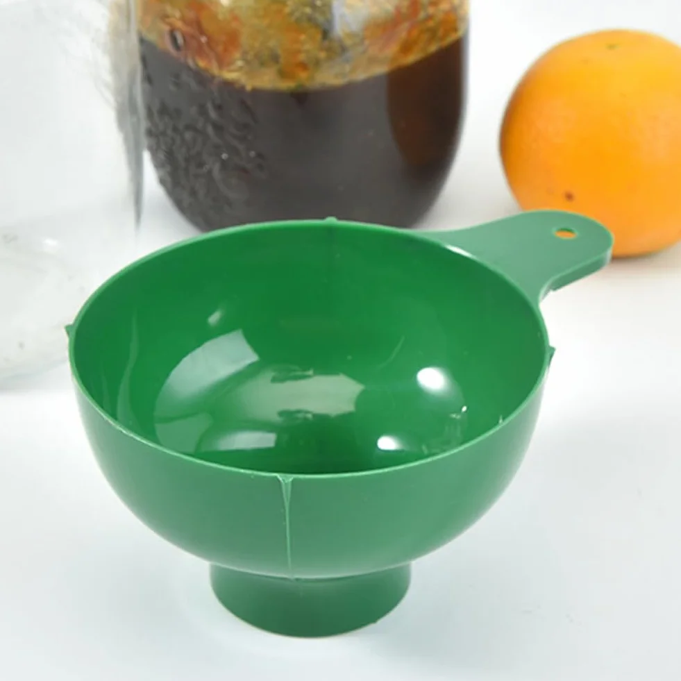 Embudo de Plástico de Boca Ancha de 2 tamaños para Enlatar, Rellenar Frascos de Vidrio, Cocinar, Rellenar Botellas, Transferir Líquidos, Ingredientes Secos, Aceite, Granos de Café Y Mezclas
