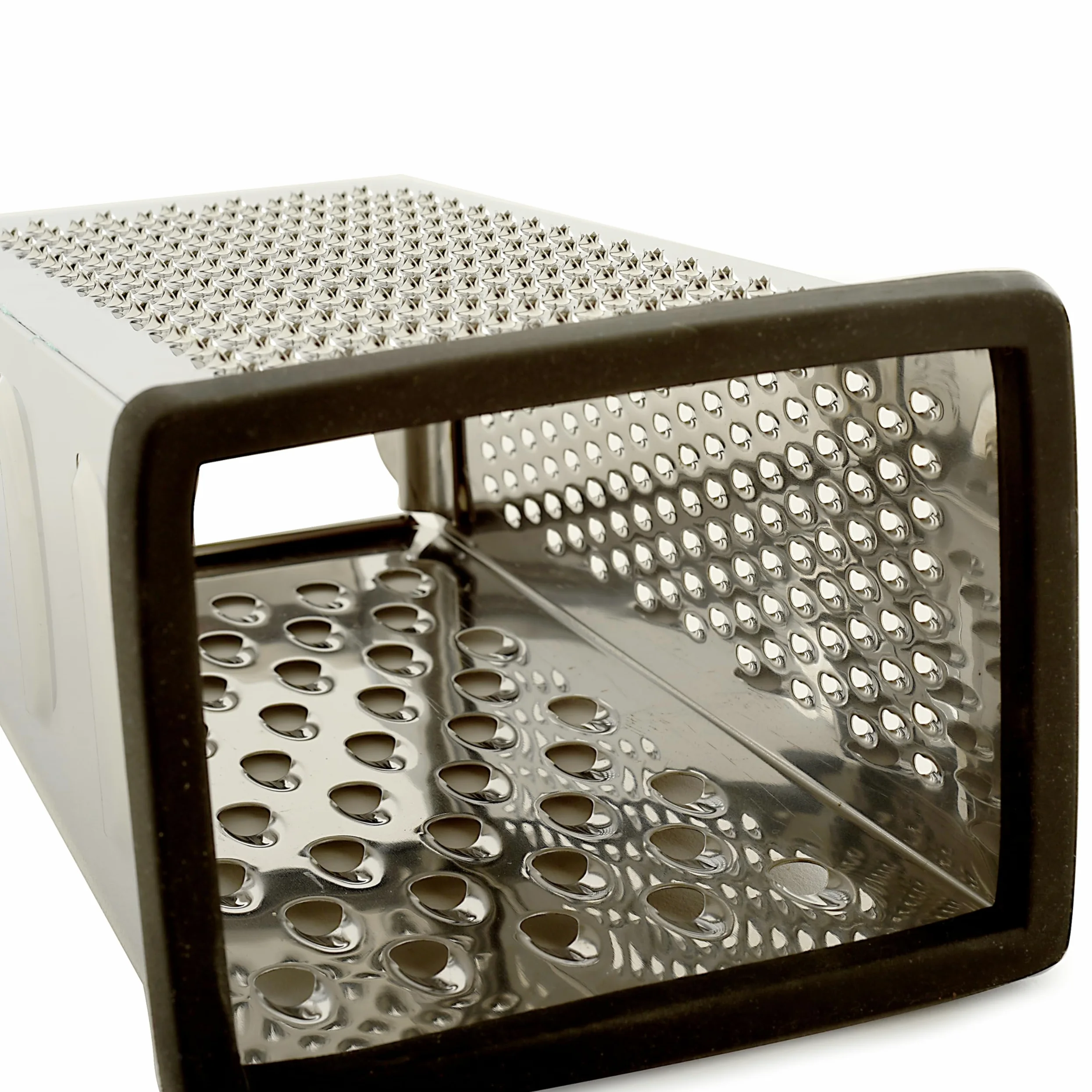 Norpro – Rallador con 4 caras, acero, color plateado, 9.5 x 4 x 3 inches