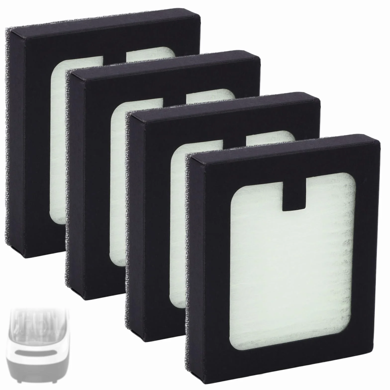 4 Unidades Filtro Repuesto Compatible con Baby Brezza Baby Bottle Washer Pro, 6,7x5,8x1,3cm PP PET Limpiador Botellas Accesorios Filtración