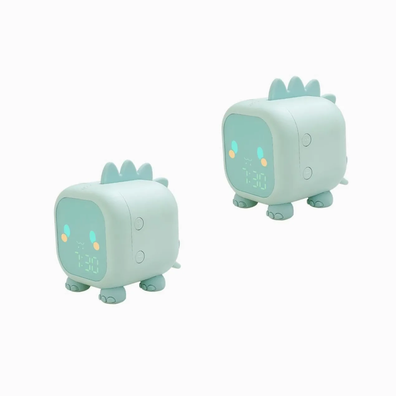 Alipis 2 Piezas Reloj Despertador Inteligente para Despertador con Radio smartwatch para smartwatch Reloj de Escritorio Digital LED Entrenador de sueño para Green