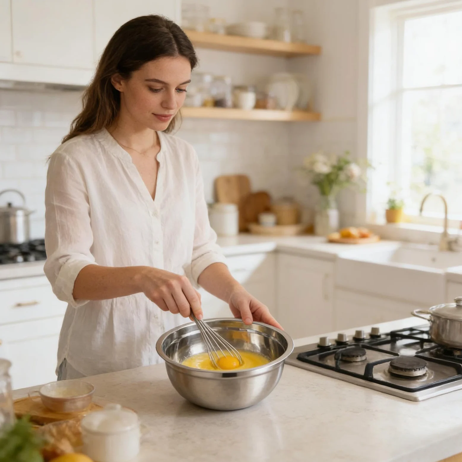 Juego de Bol para Mezclar con Tapa Herméticas de Acero Inoxidable, Juego | Ideales para preparar y conservar alimentos en el frigorífico Para Aliños,