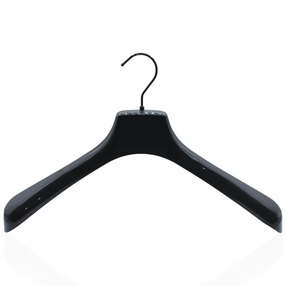 Kiroplast Perchas chaquetas hombre extra grandes hombro ancho perchas ropa muletas chaqueta Ometti 42 cm (10 unidades)