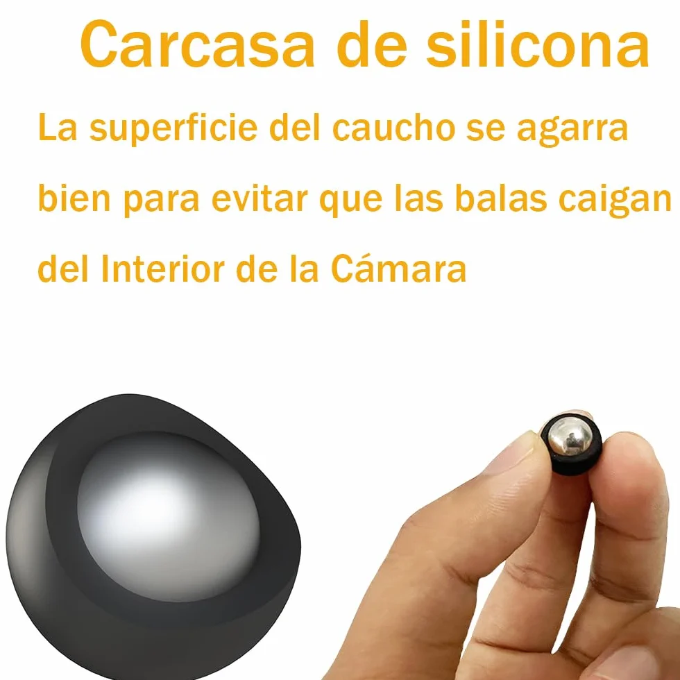 Bolas de Acero de Silicona .50 Calibre 4,9 Gramos para Umarex T4E TR50 HDR50 HDP50 RAM