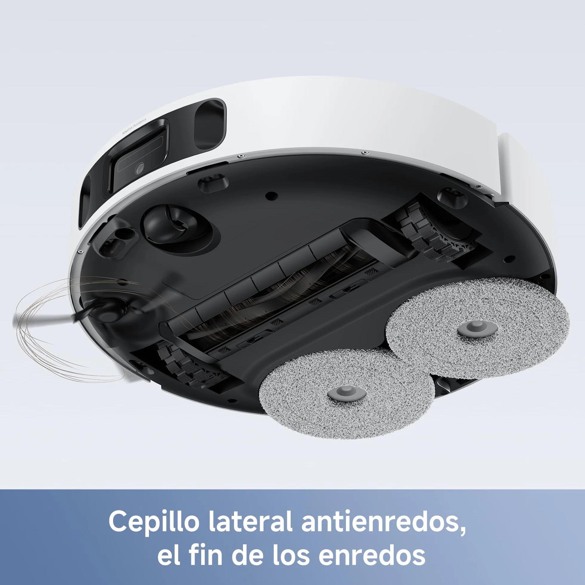 Mova E40 Ultra Robot Aspirador y Fregasuelos 19.000 Pa Tecnología de Fregado MaxiReach, Cepillo Lateral Antienredos, hasta 75 Días de Limpieza sin Intervenir Modo para Mascotas Estación Todo en Uno