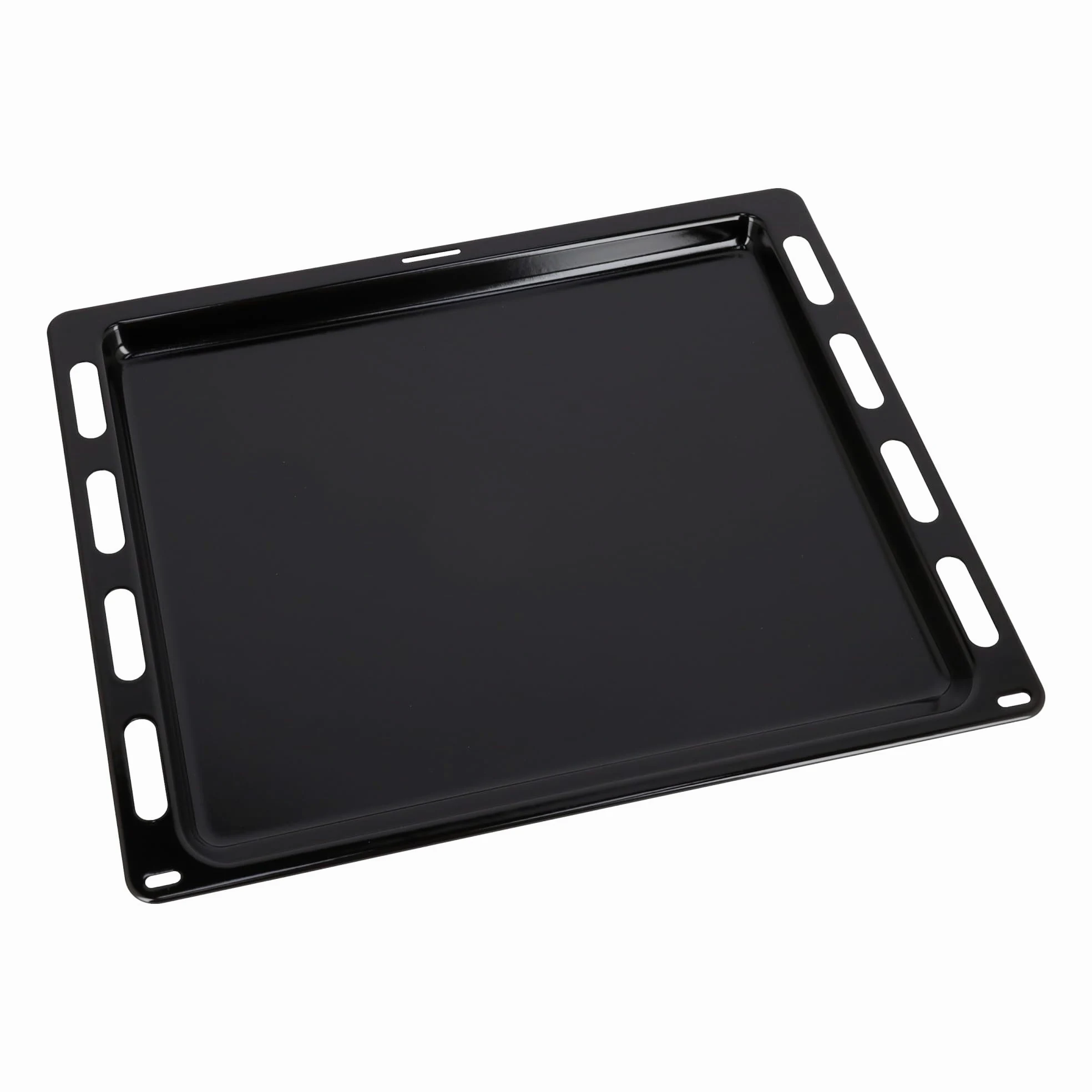 sparefixd ARISTON - Bandeja de horno esmaltada negra 44 x 37 cm