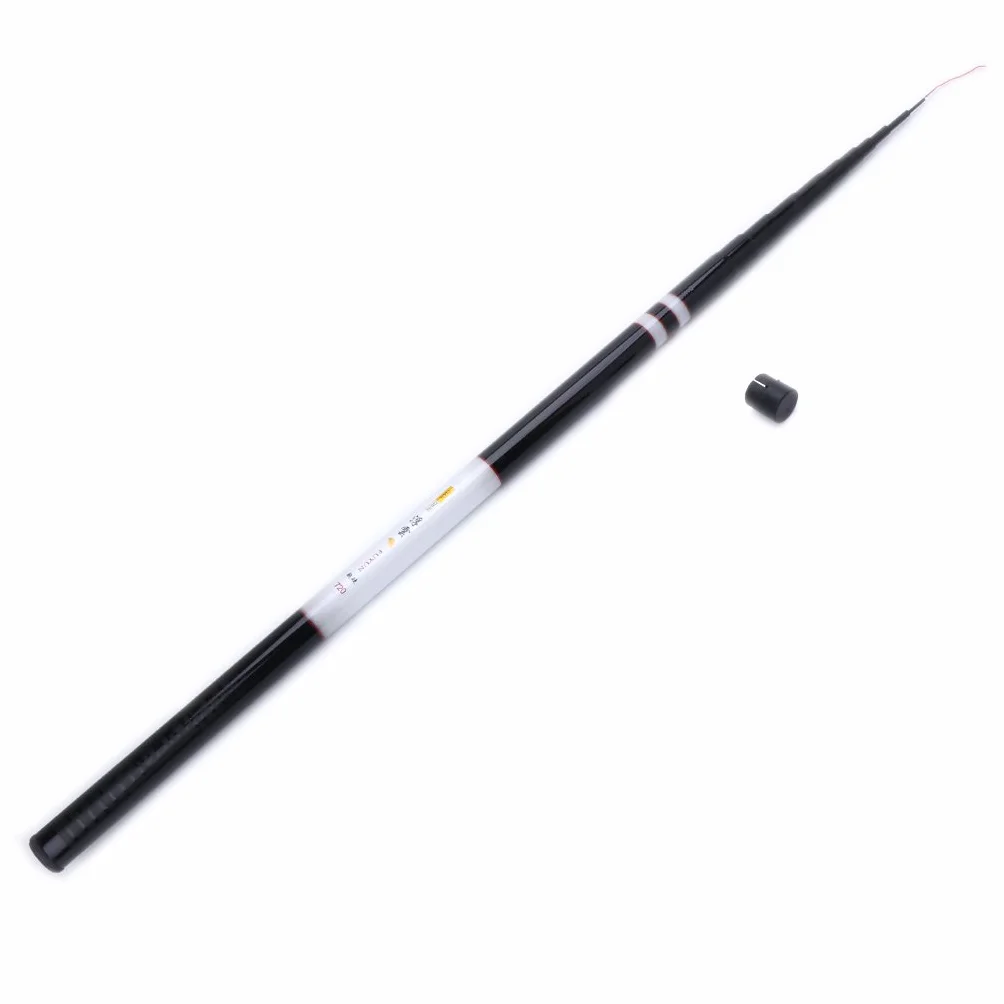 Caña de pescar telescópica 3.6-7.2m fibra de vidrio ultra ligero carpa