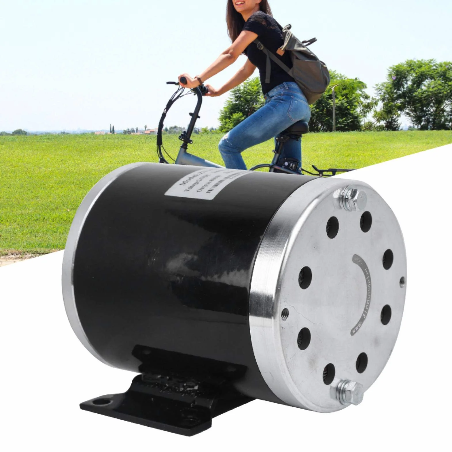 Motor eléctrico 24V 800W para gocart, bicis y trottinettes eléctricas