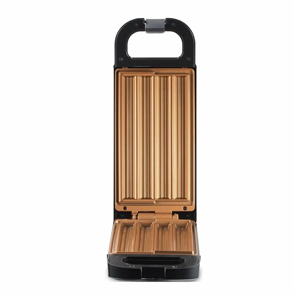 Churro Maker Machine - Máquina eléctrica antiadherente de 850 W, para hacer 4 churros en 10 minutos, donas españolas sin aceite, fácil de limpiar, uso doméstico