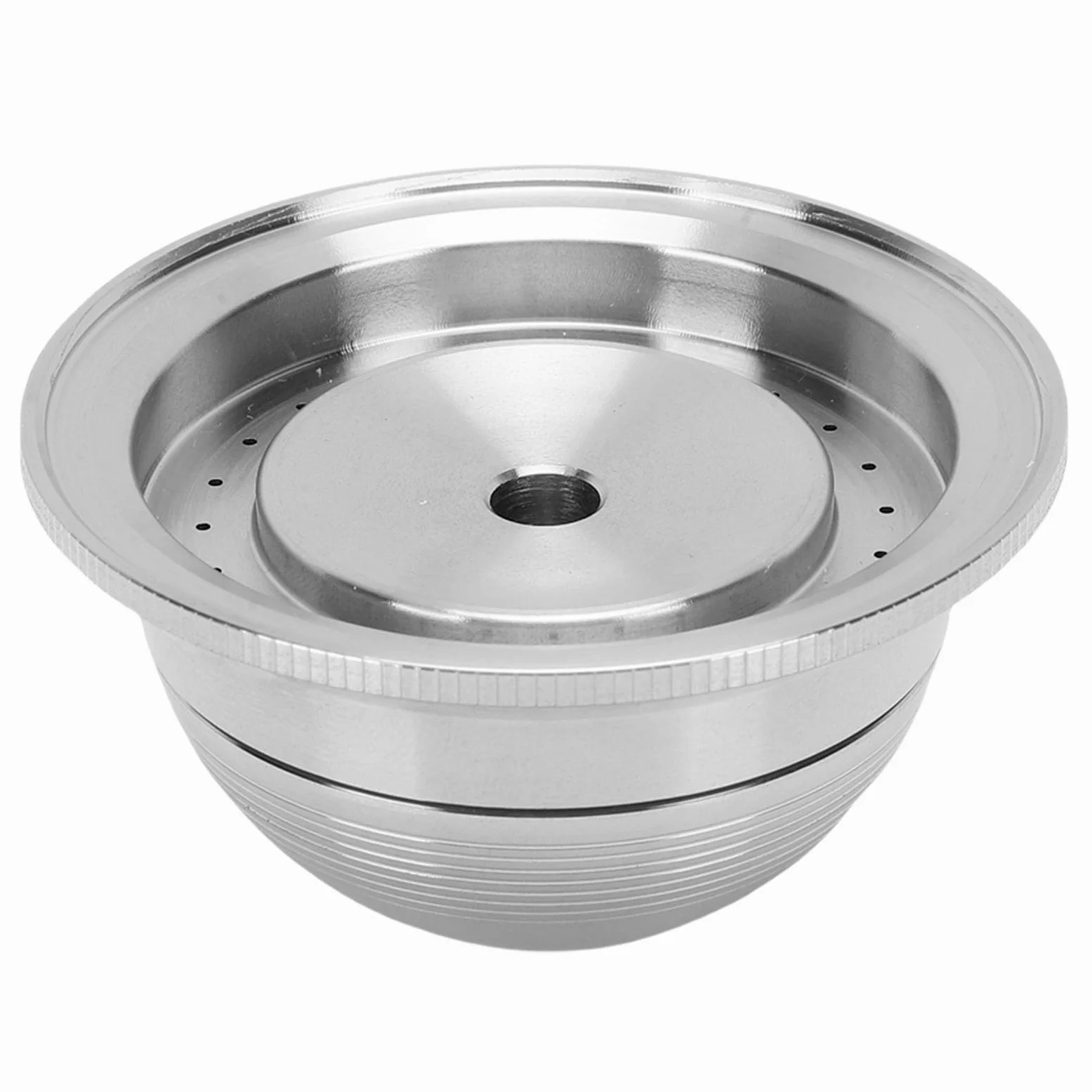 Generic Kit de Cápsulas de café Recargables, Cápsula de café Reutilizable de Acero Inoxidable de 80 Ml con Cepillo y Cuchara para Entusiastas de la Elaboración Casera y del