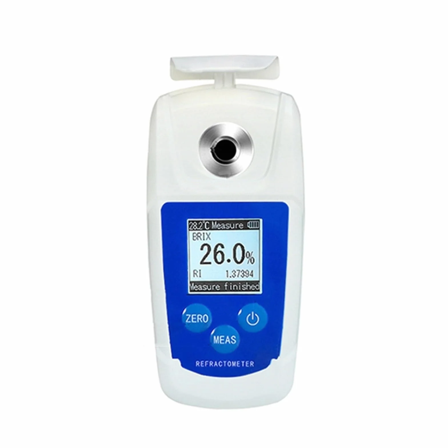 0-55% Digital Meter Tester Refractómetro Profesional con batería Jugo de Frutas Bebidas Medidor de azúcar Alta concentración