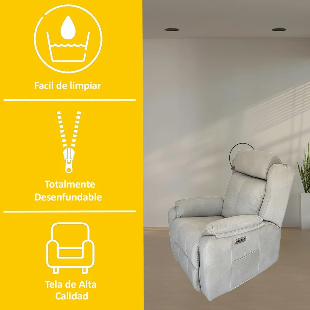 SILLÓN Relax ELÉCTRICO RECLINABLE Gravedad Cero (SILLÓN Relax ELÉCTRICO, Levanta Personas)