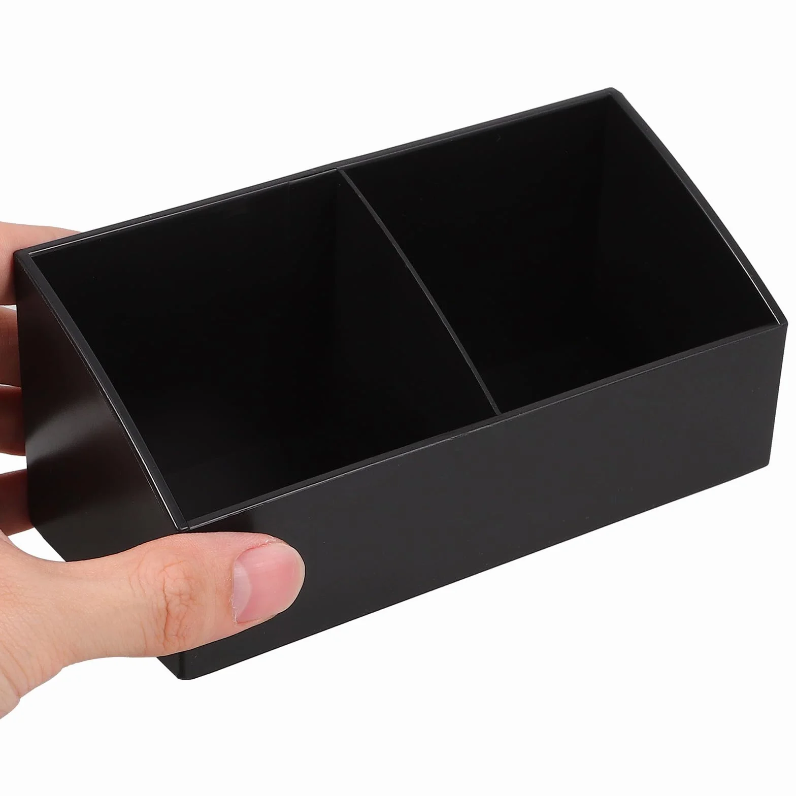 Soporte para Bolsitas de Té y Paquetes de Azúcar, Caja Compartimentos para Café y Leche, Organizador para Mostrador en Tiendas y Cafeterías