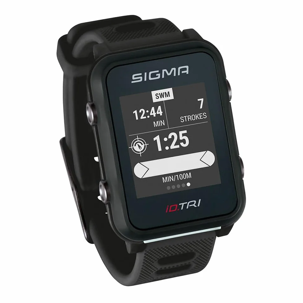 Sigma Sport Id.tri Reloj De Triatlón Con Navegación Notificaciones Negro