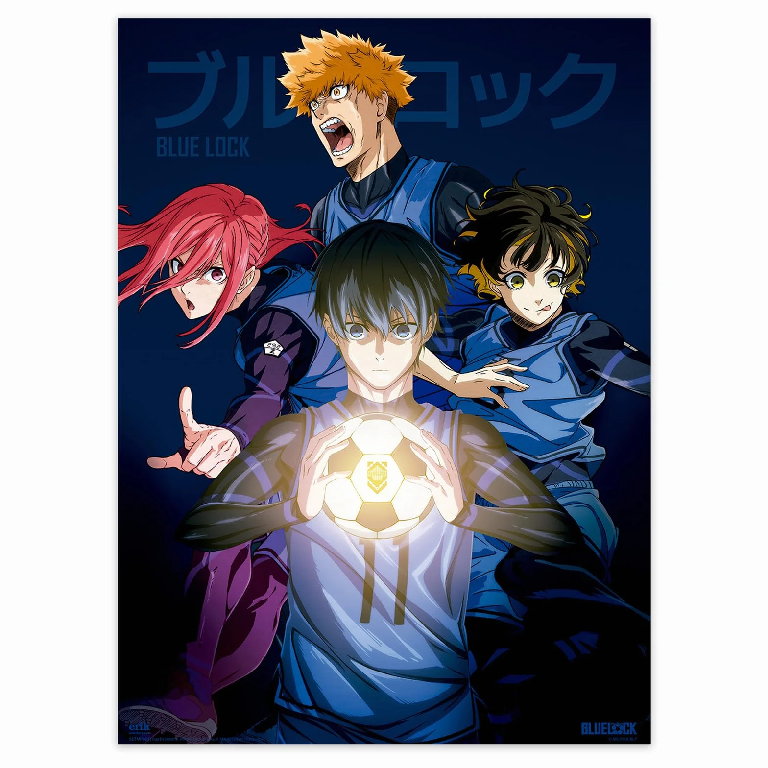 Grupo Erik Poster Blue Lock, 2 Posters para pared : Laminas decorativas : Posters decorativos (38x52 cm)