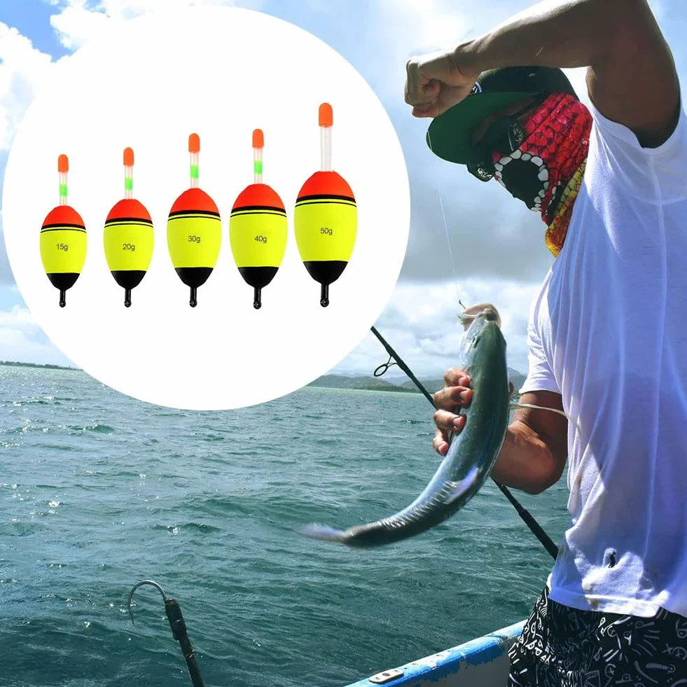 Flotadores De Pesca Bobber Set 15g 20g 30g 40g 50g