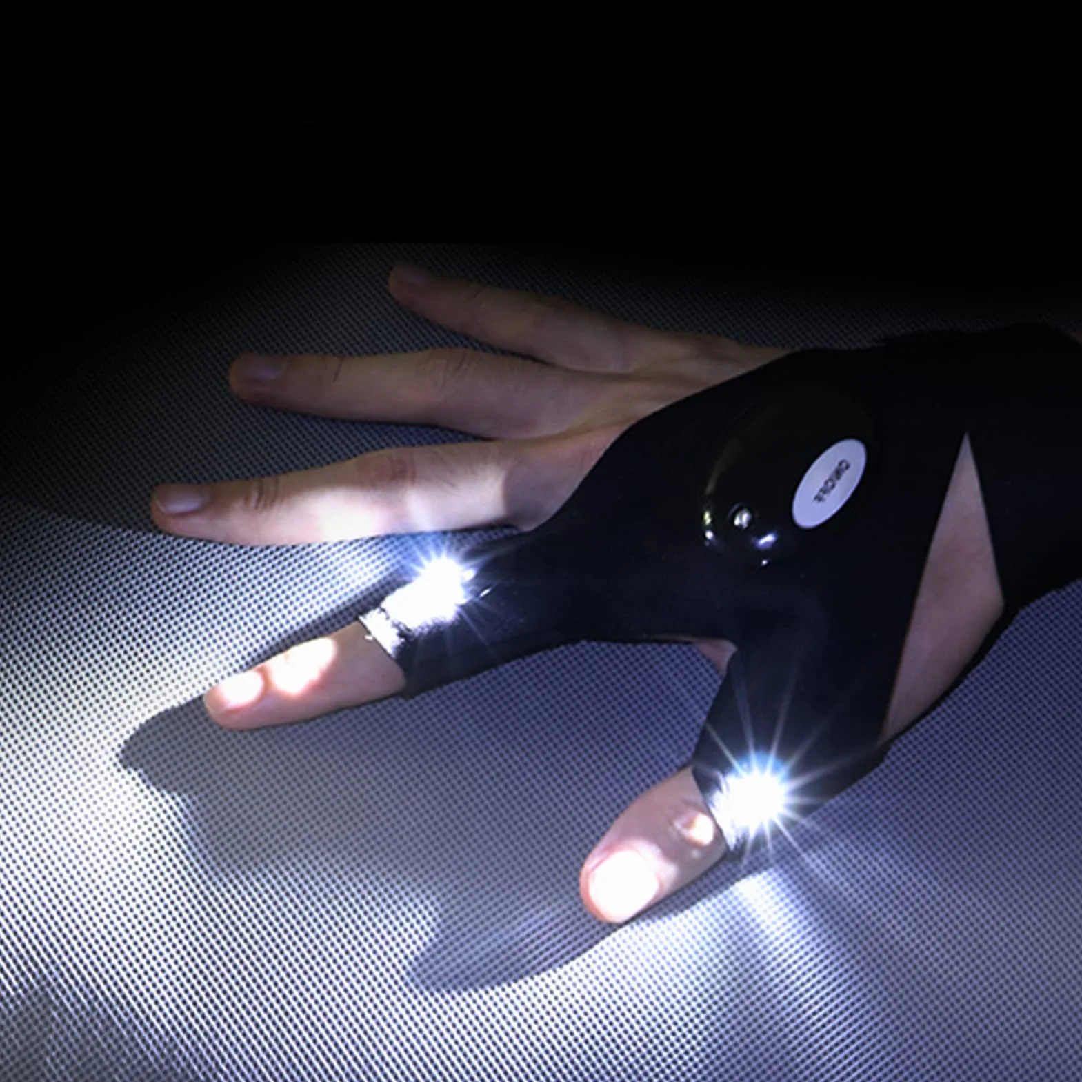 Guantes impermeables con luces para hombre, accesorios de pesca, regalos de Papá Noel