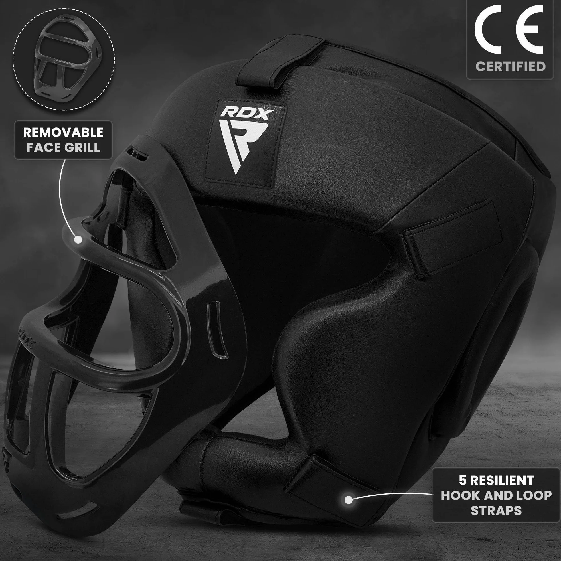 RDX Casco Boxeo MMA Kickboxing Sparring Protector Entrenamiento Lucha
