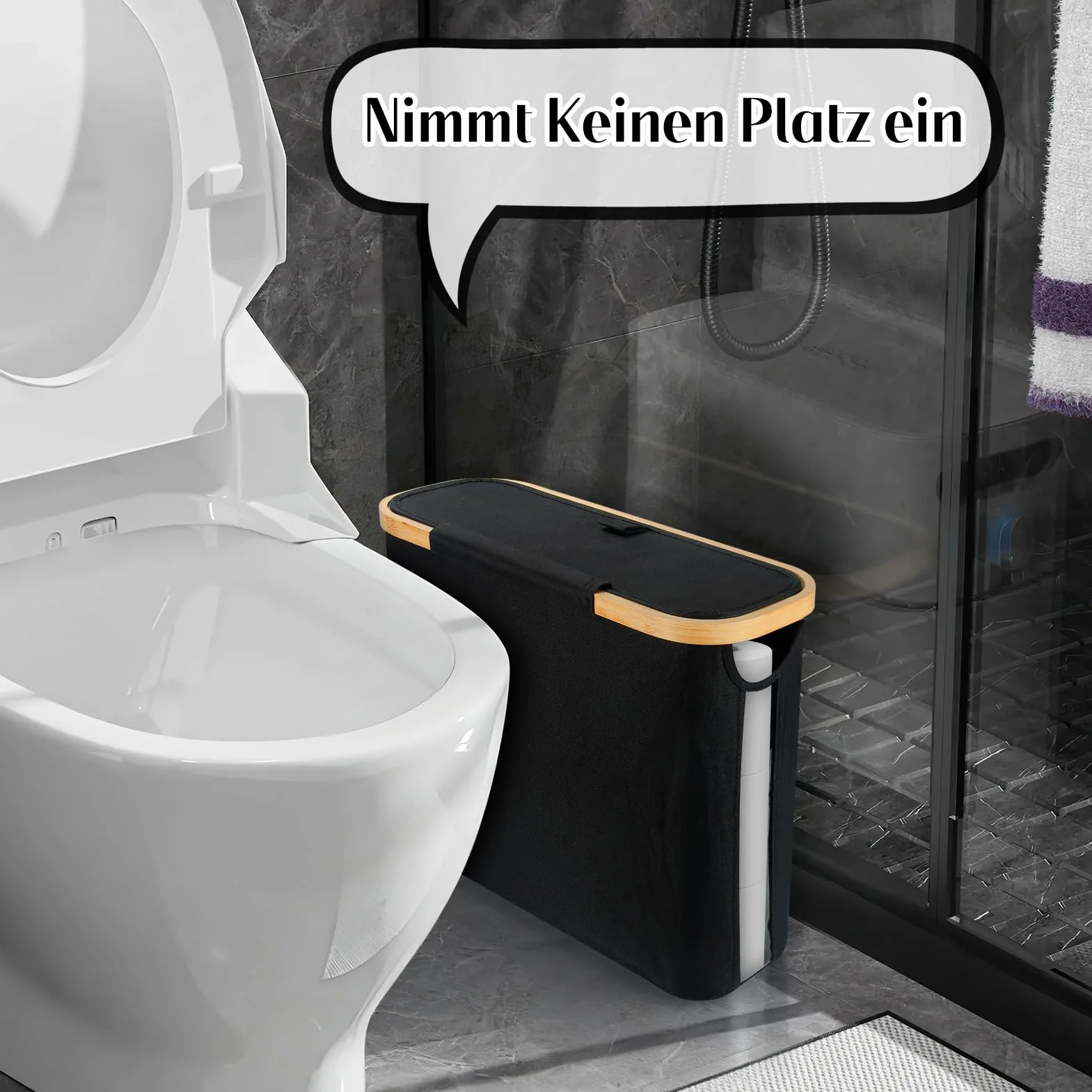 26L Cesta Papel Higienico, 12 Rollos Almacenaje Papel Higienico Porta Rollos de Papel Higienico Bathroom Organizer Organizador Papel Higienico Cesta para Papel Higienico de Baño