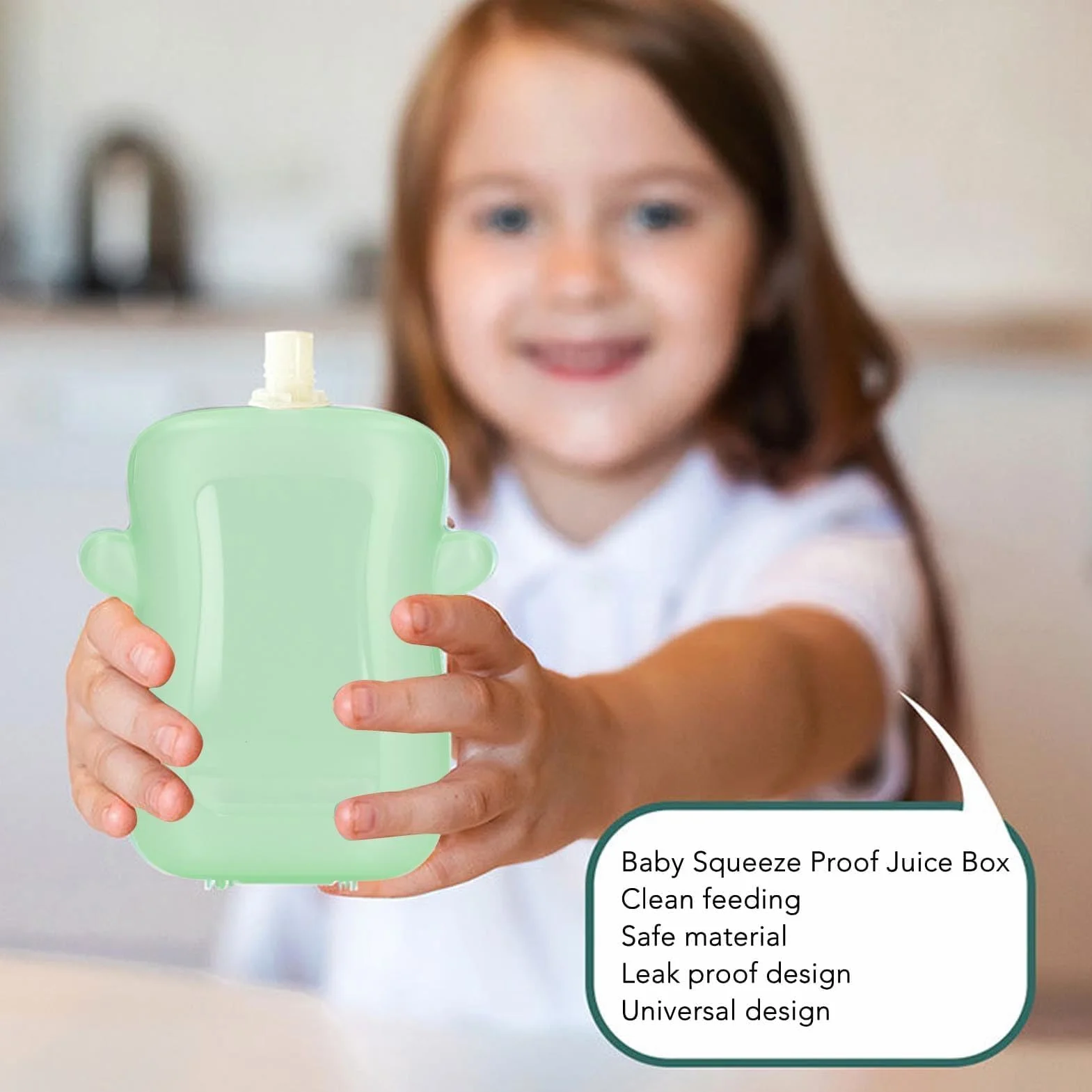 Soporte Universal a Prueba de Apretar para Bolsas de Alimentos y Cajas de Jugo