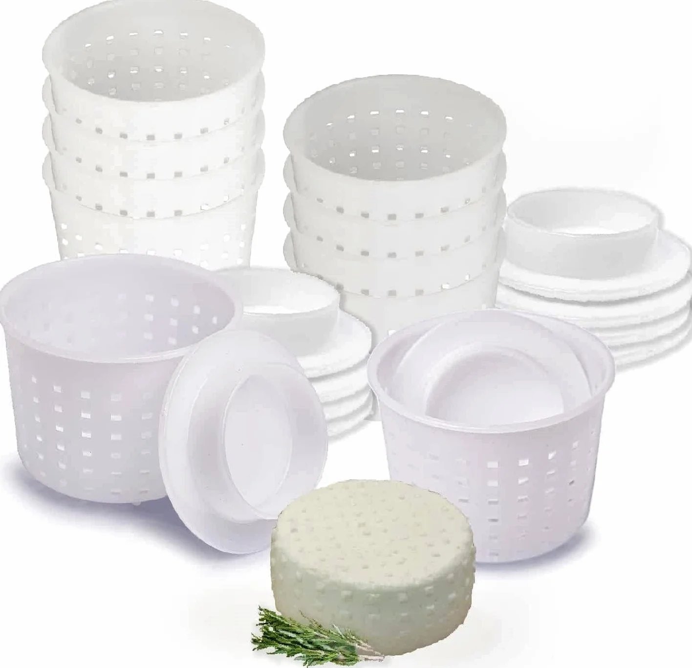 Moldes de queso pequeño Kit cesta para hacer queso cheddar 300 ml