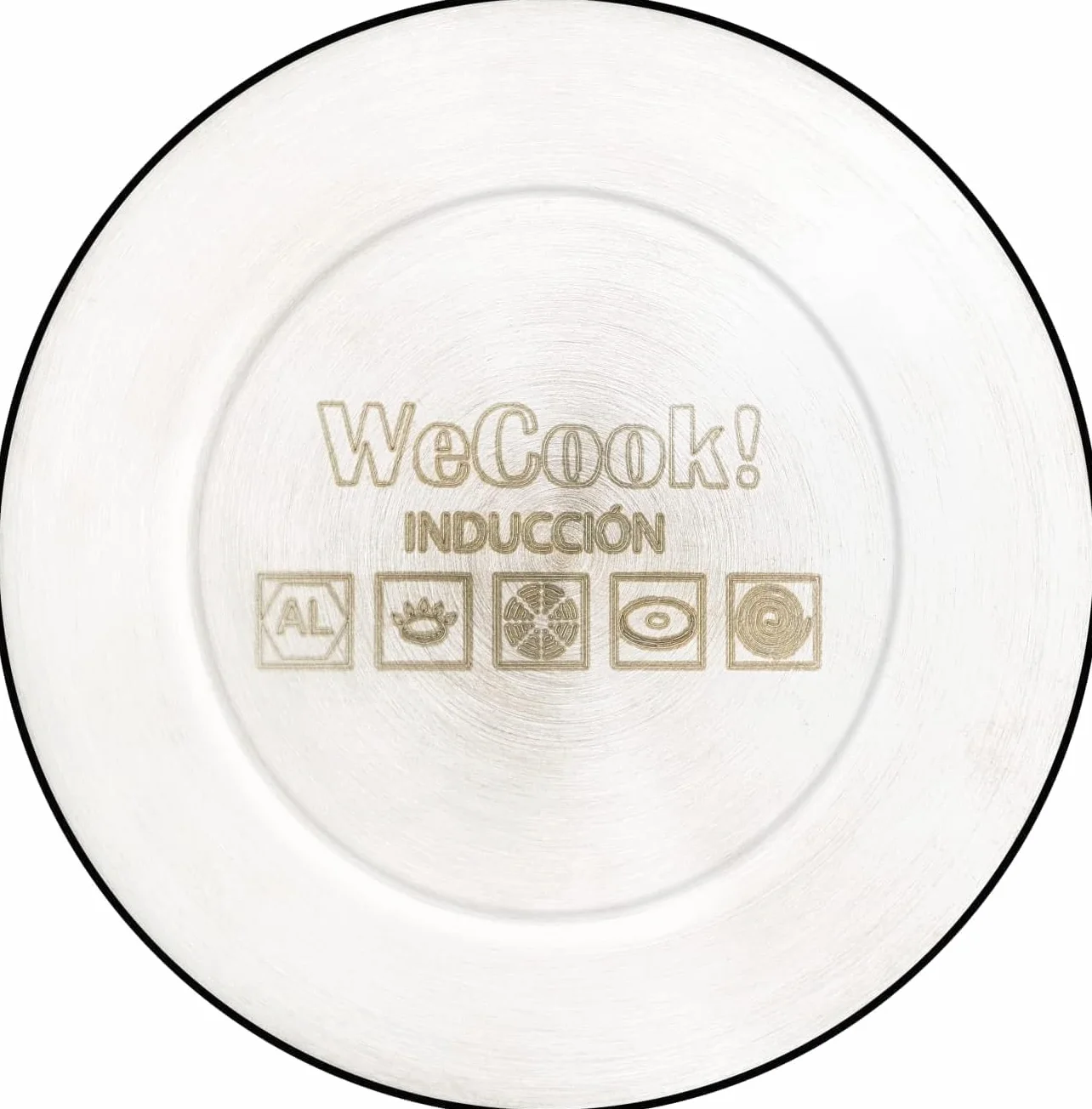 WECOOK! Luccia Cafetera Italiana, Inducción, Aluminio, Express, 1 - 3 Tazas Café, Apta para todas las Cocinas, Color Negro, Junta de Cierre de Silicona, Válvula de Seguridad.