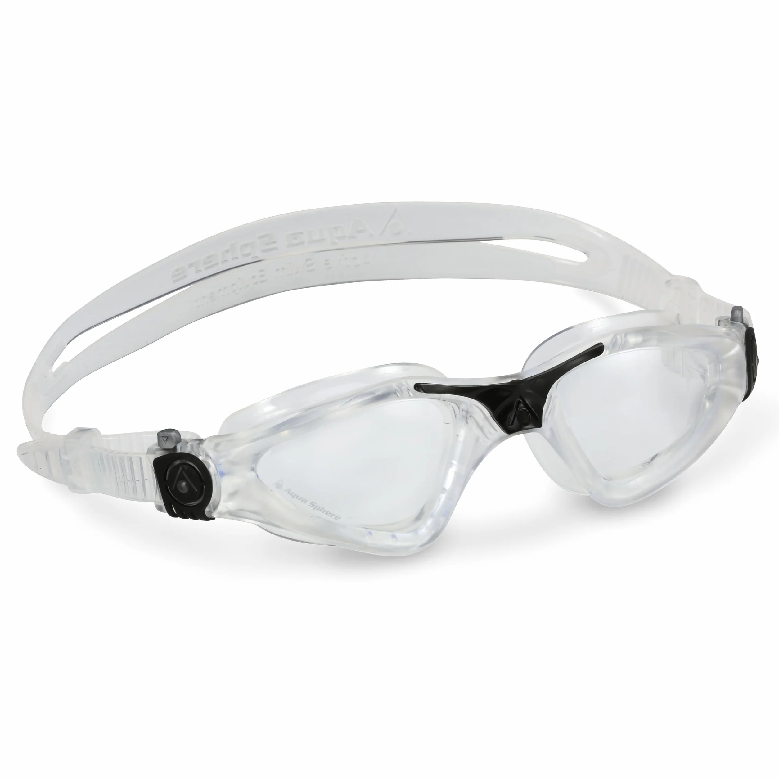 Aquasphere Kayenne Gafas de natación para adultos con protección UV, sellado de silicona, visión 180°, lentes antivaho