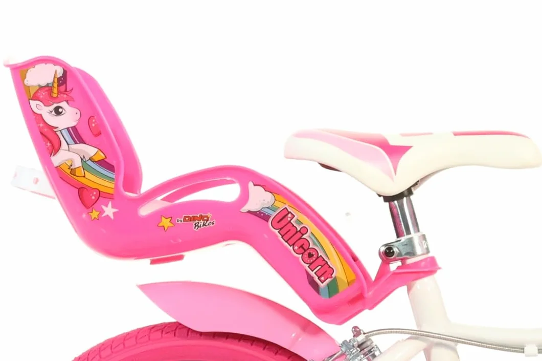Dino Bikes 144R-UN Unicorn Bicicleta 35,6 cm Blanco Rosa