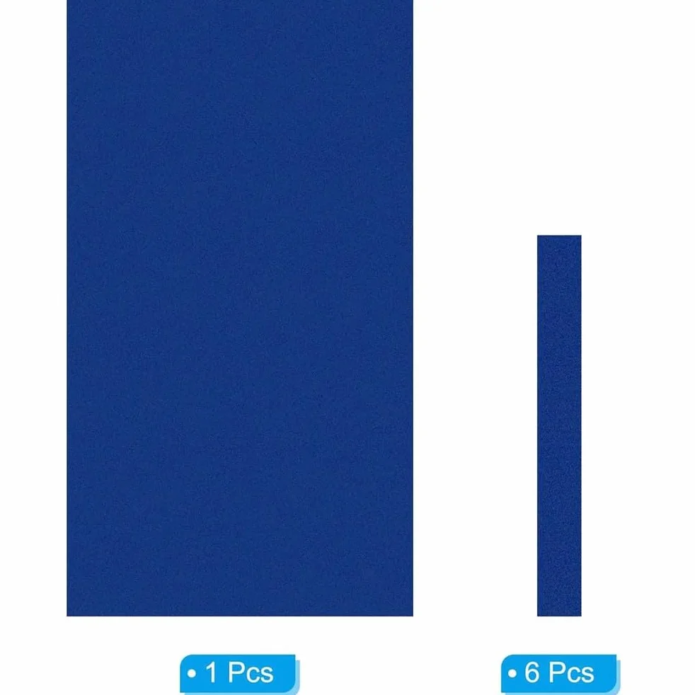 Paño de Billar Profesional Fieltro 7 pies para Mesa de Billar Azul 9ft