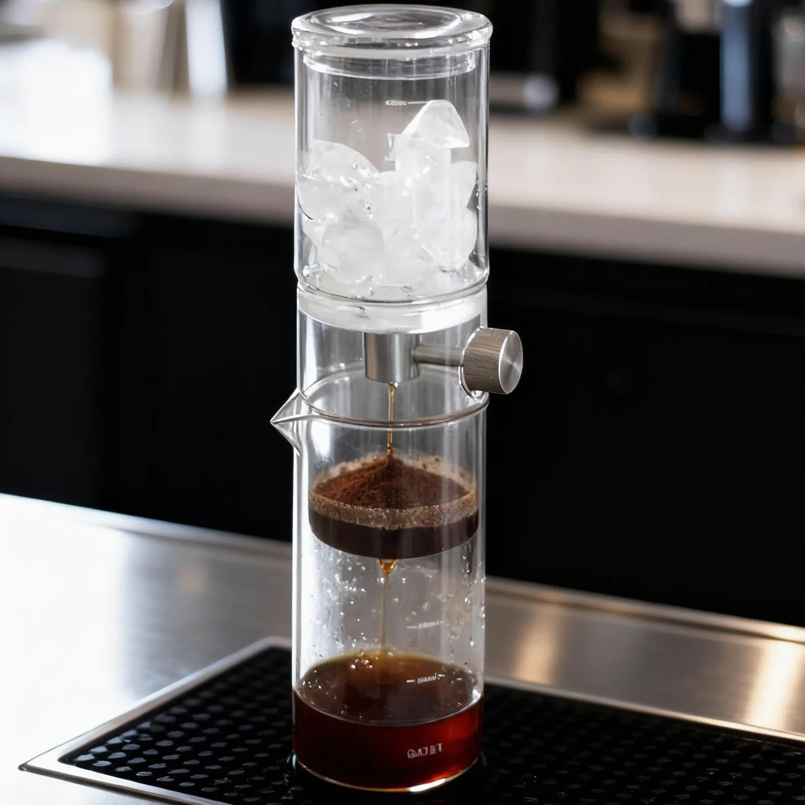 Cafetera Fría Compacta De Cristal Borosilicato | preparación manual, sabor suave, ideal para verano, ahorra espacio