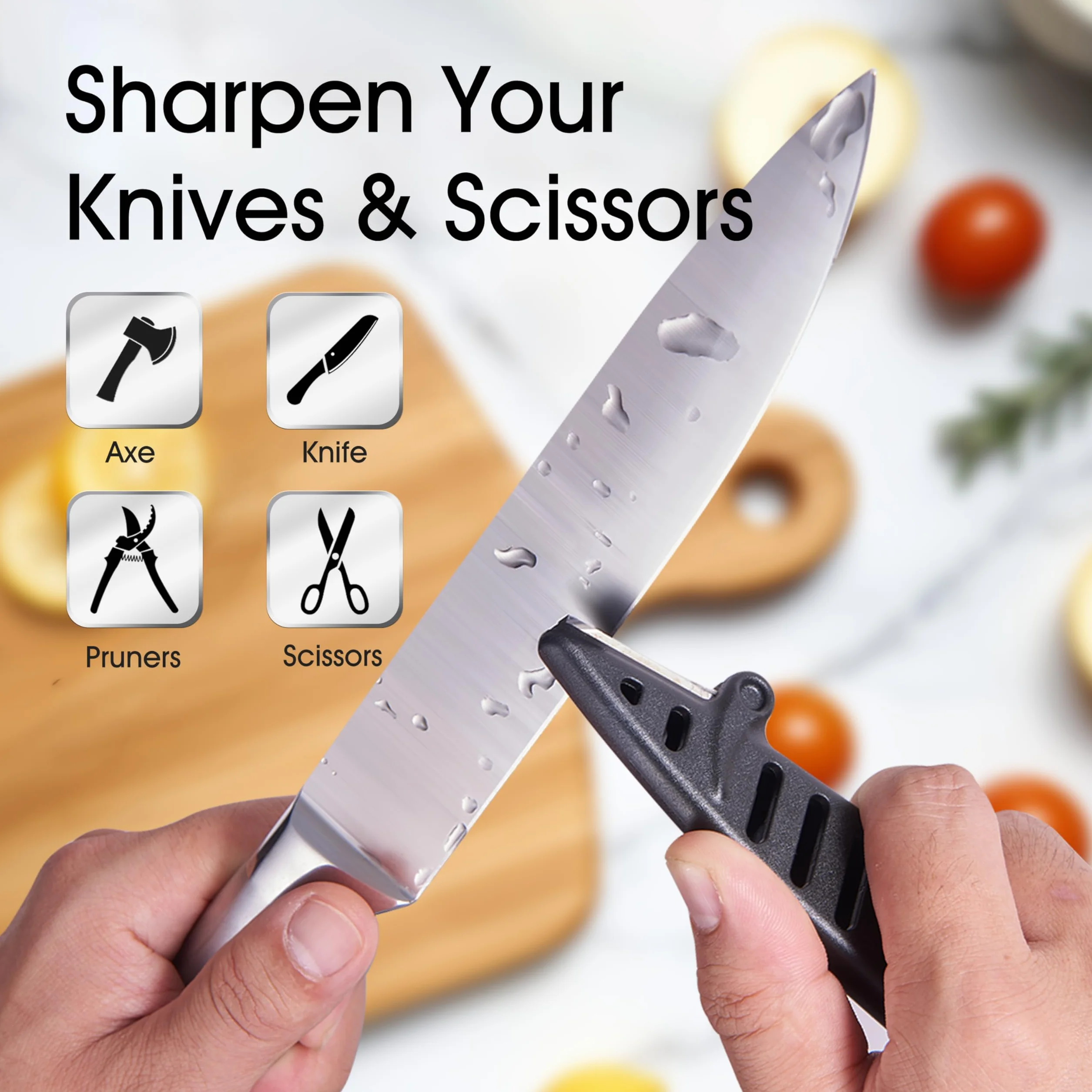 DUROX Tijeras de Cocina Profesionales - Acero INOX con Funciones Multipropósito y Afilador Incorporado. Tijera para Cortar Pizza, Carne y Marisco. Diseño Desmontable para una Limpieza Sencilla.