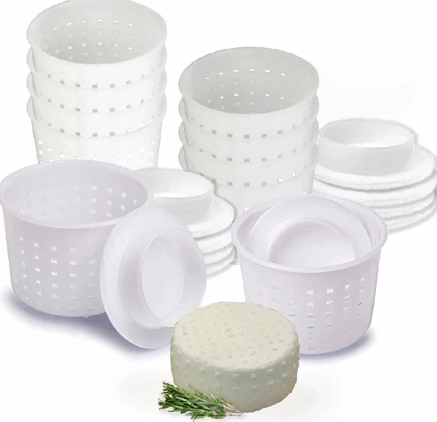 Moldes de queso pequeño Kit cesta para hacer queso cheddar 300 ml