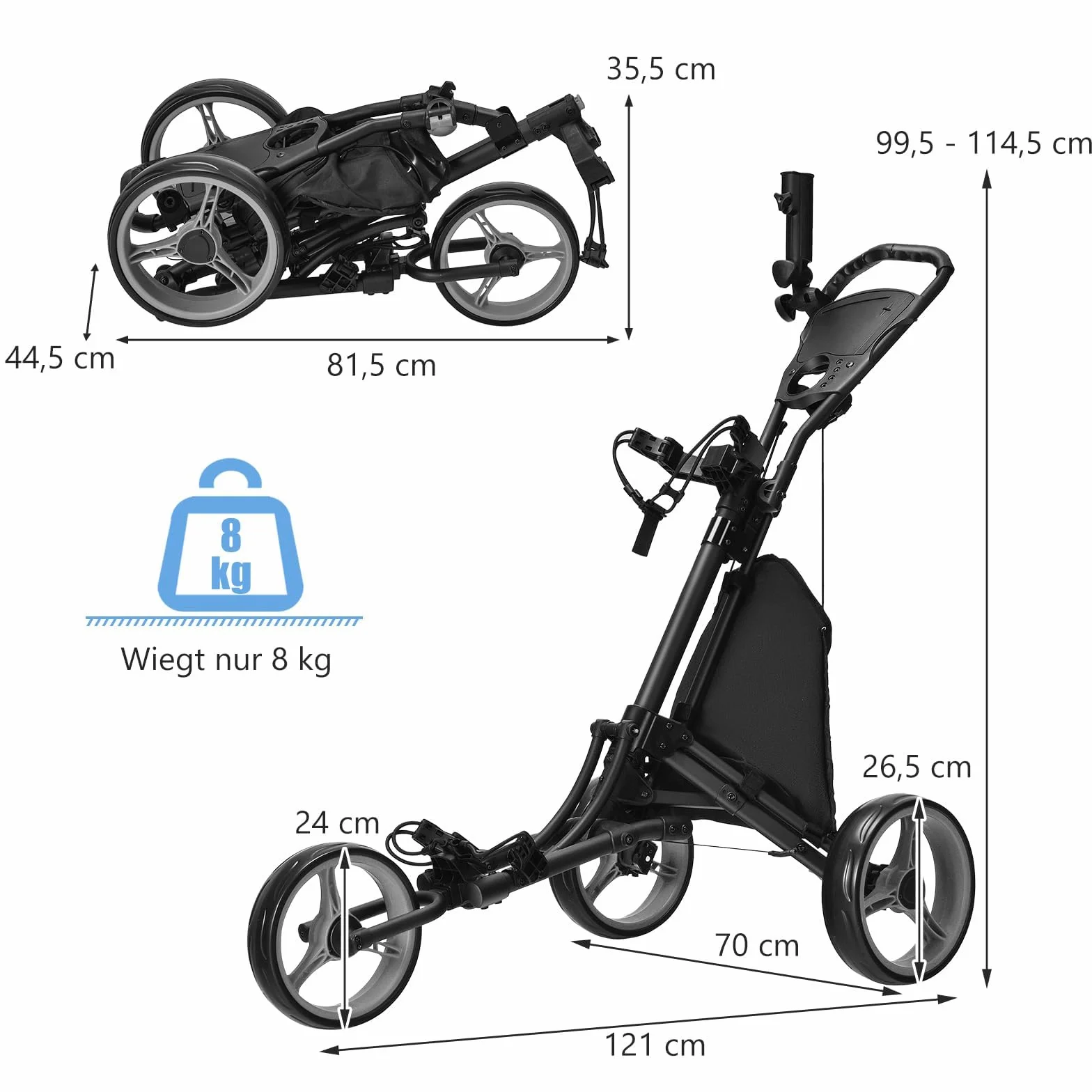 FANTASK Golf Trolley