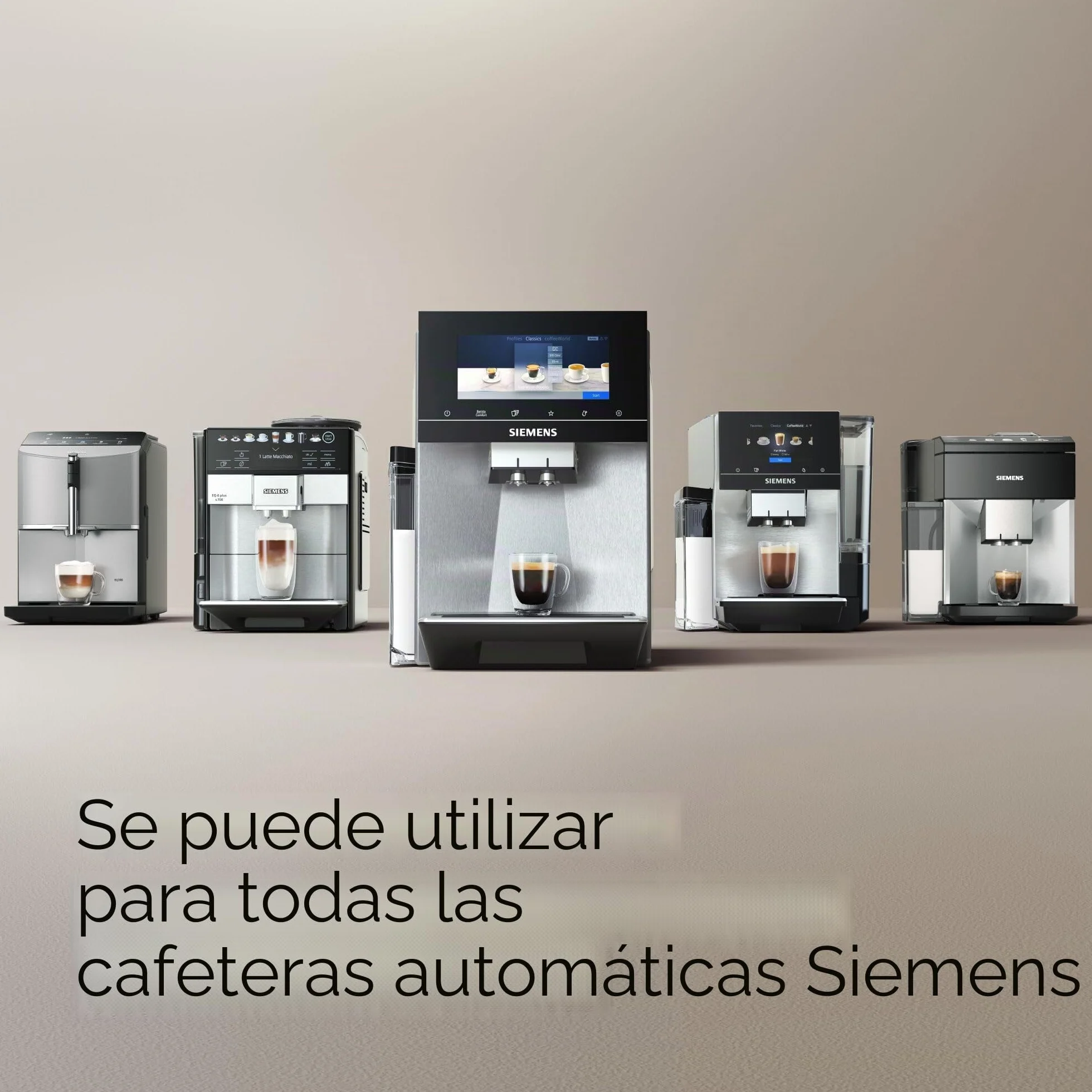 Siemens Multipack TZ80003A - Pastillas de limpieza (10 unidades, 6 pastillas descalcificadoras, apto para cafeteras automáticas de la serie EQ, así como para máquinas automáticas de montaje