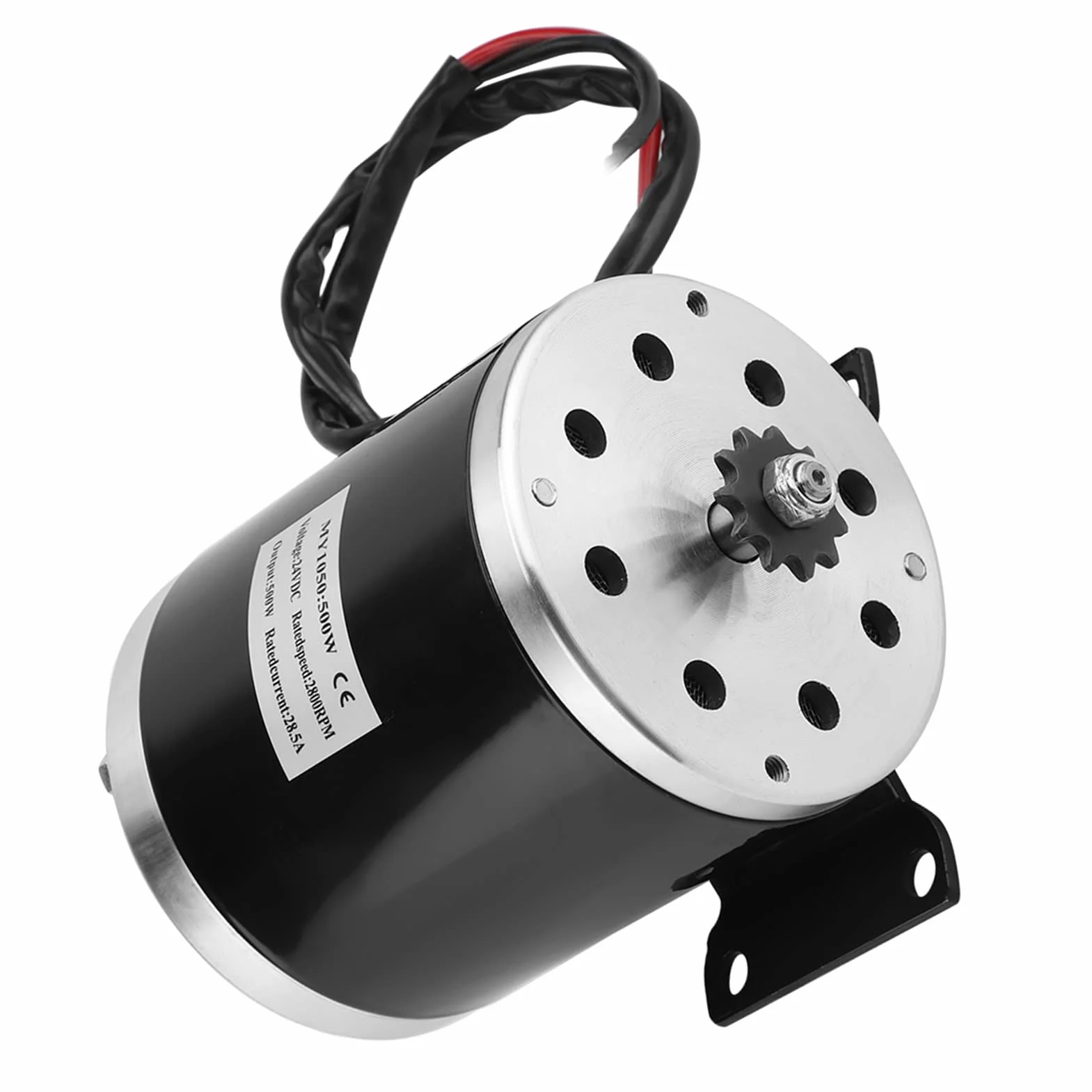 Motor Eléctrico 500W 24V DC E-Scooter con Soporte