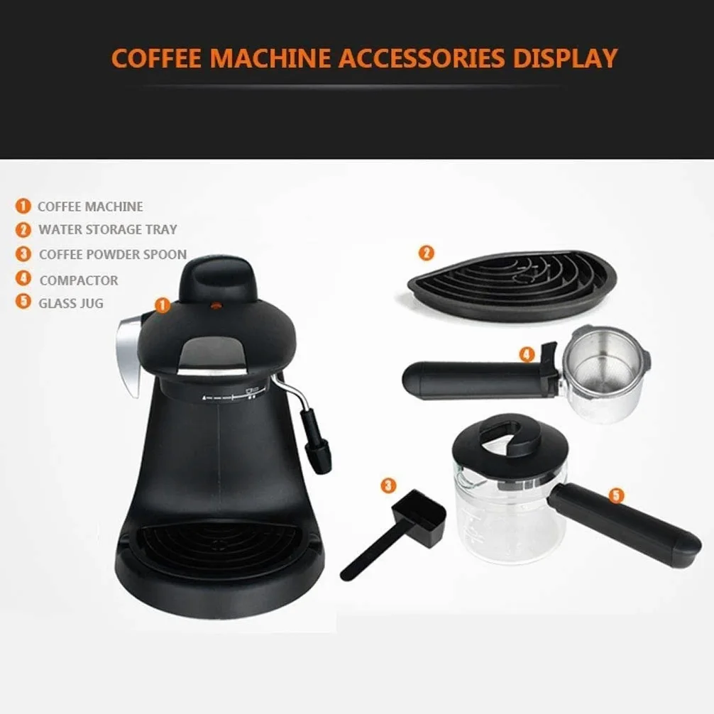 Máquina de Espresso Máquina de 5 Bares de cafetería con espumación de la Varita, cafetera 370W for café Espresso, Capuchino, Latte