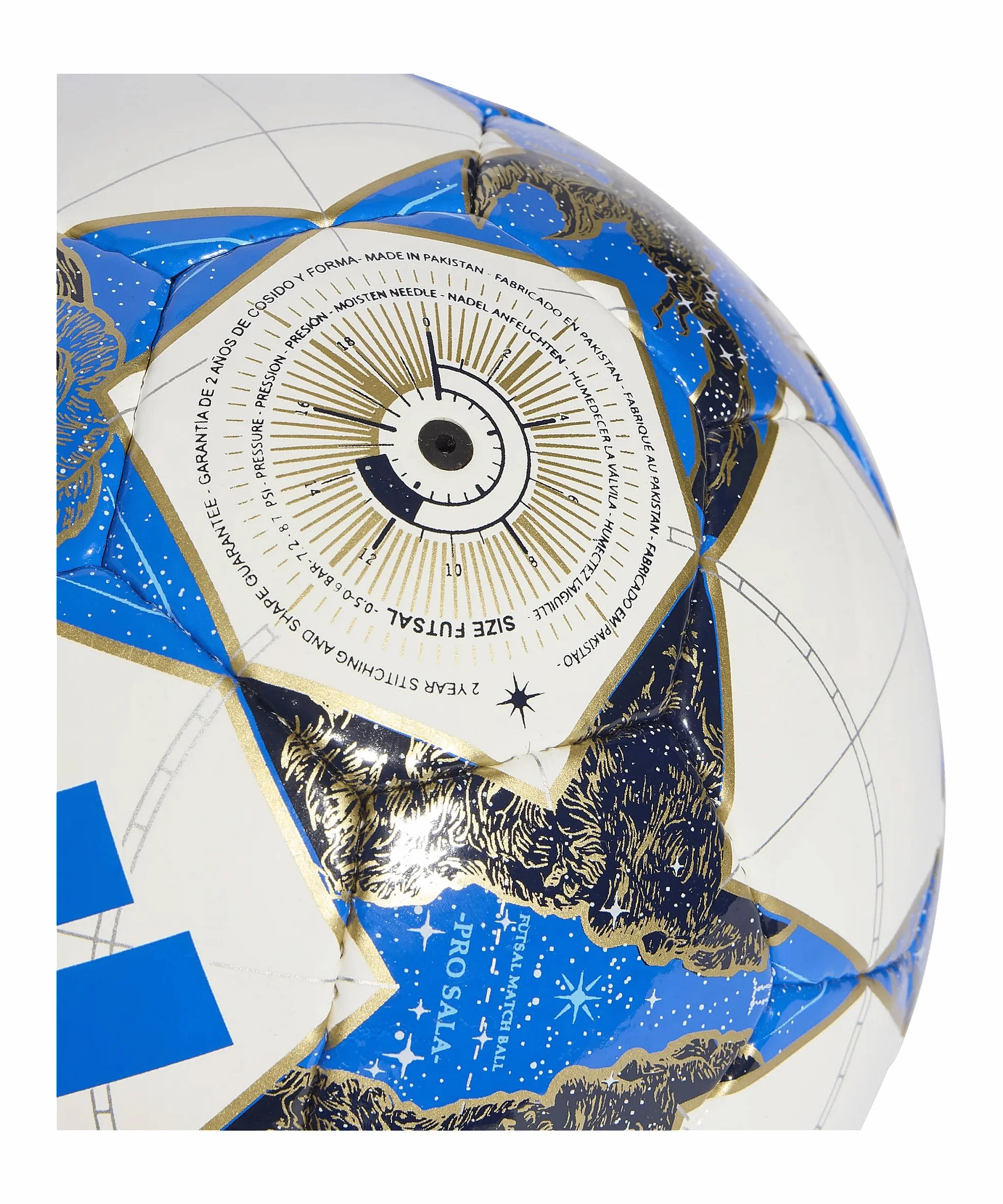 adidas UEFA Champions League Sala FIFA Quality Pro Ball JP1546 - Balón de fútbol Blanco Talla 4