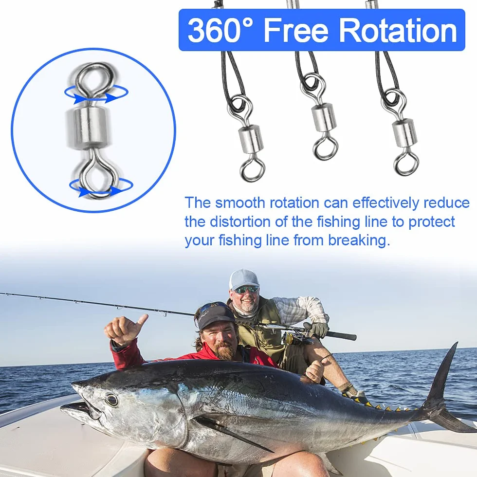 Alambre de Pesca Líder de Acero Inoxidable 50 cm 50 kg Negro 30 pcs