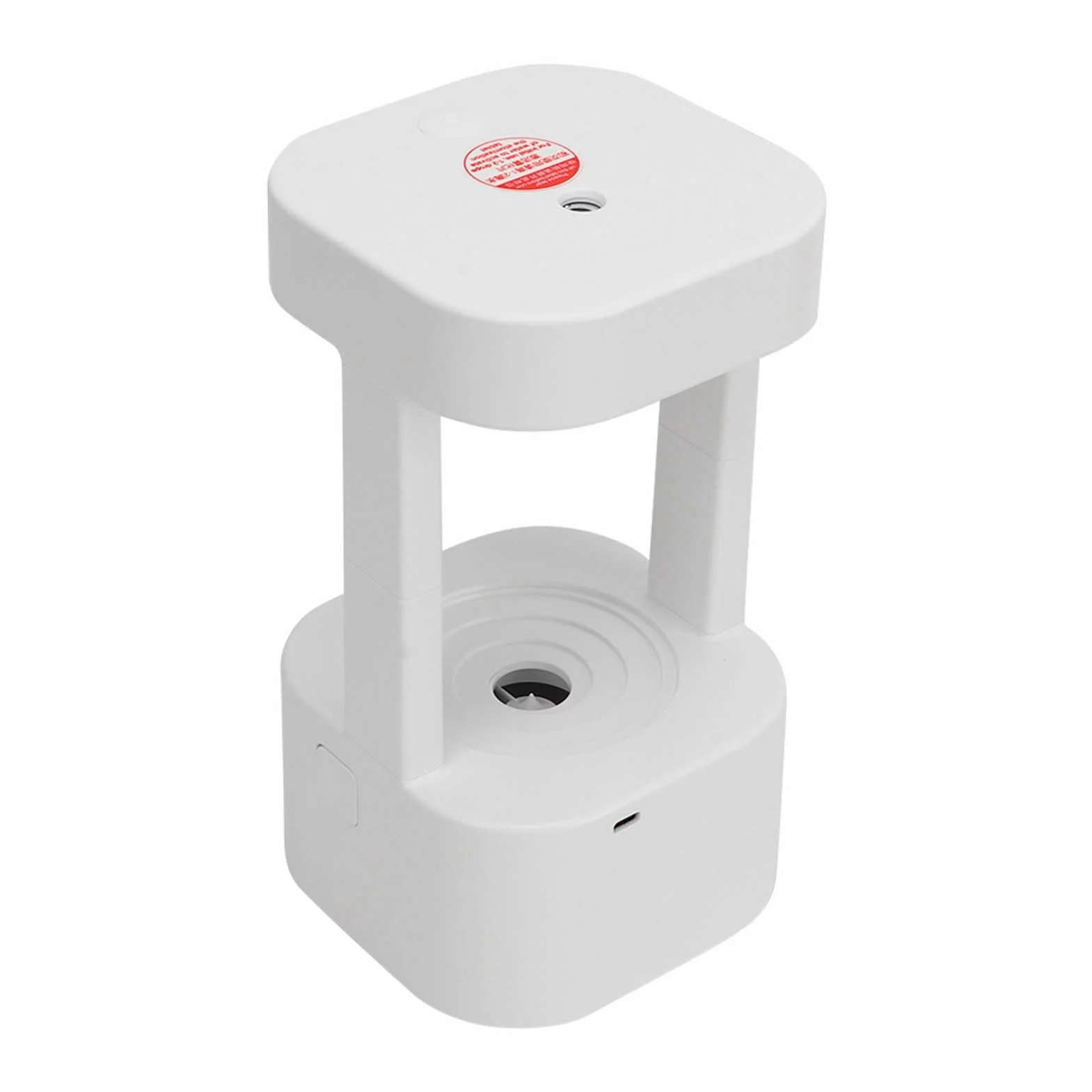 Humidificador de Niebla Fría Antigravedad, Humidificador de Aire Silencioso de 580 Ml, Vaporizador de Escritorio Portátil con Luces LED, Apagado Automático para Dormitorio, Oficina,