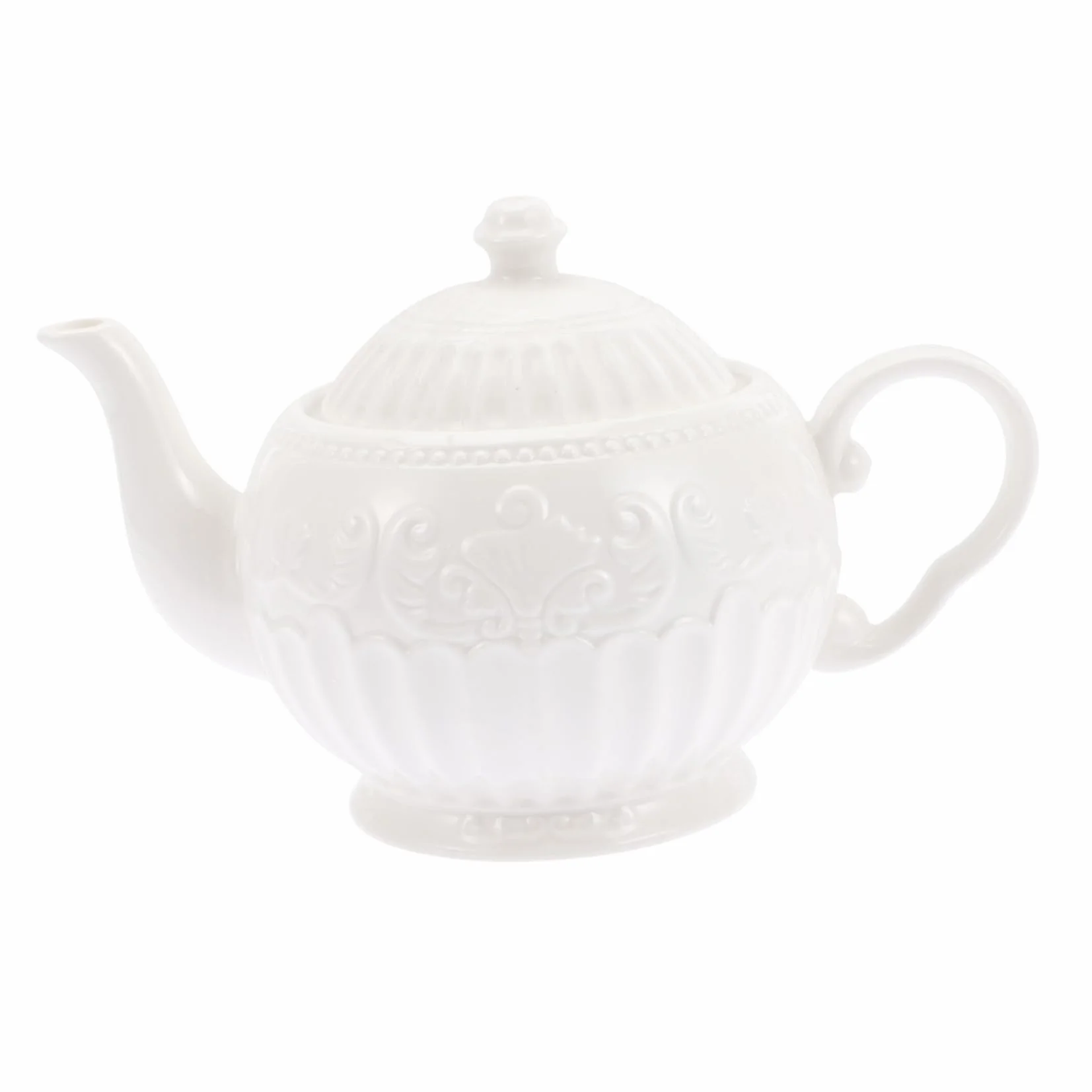 Tetera de Cerámica en Relieve 900cc, Jarra Elegante para Té Amigos en Casa, Adorno Delicado de Sobremesa
