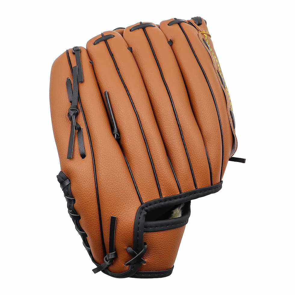 POFET Guante de béisbol 11,5 Pulgadas, Cuero de PU, Ajustable, Mano Izquierda, Tiro a Mano Derecha