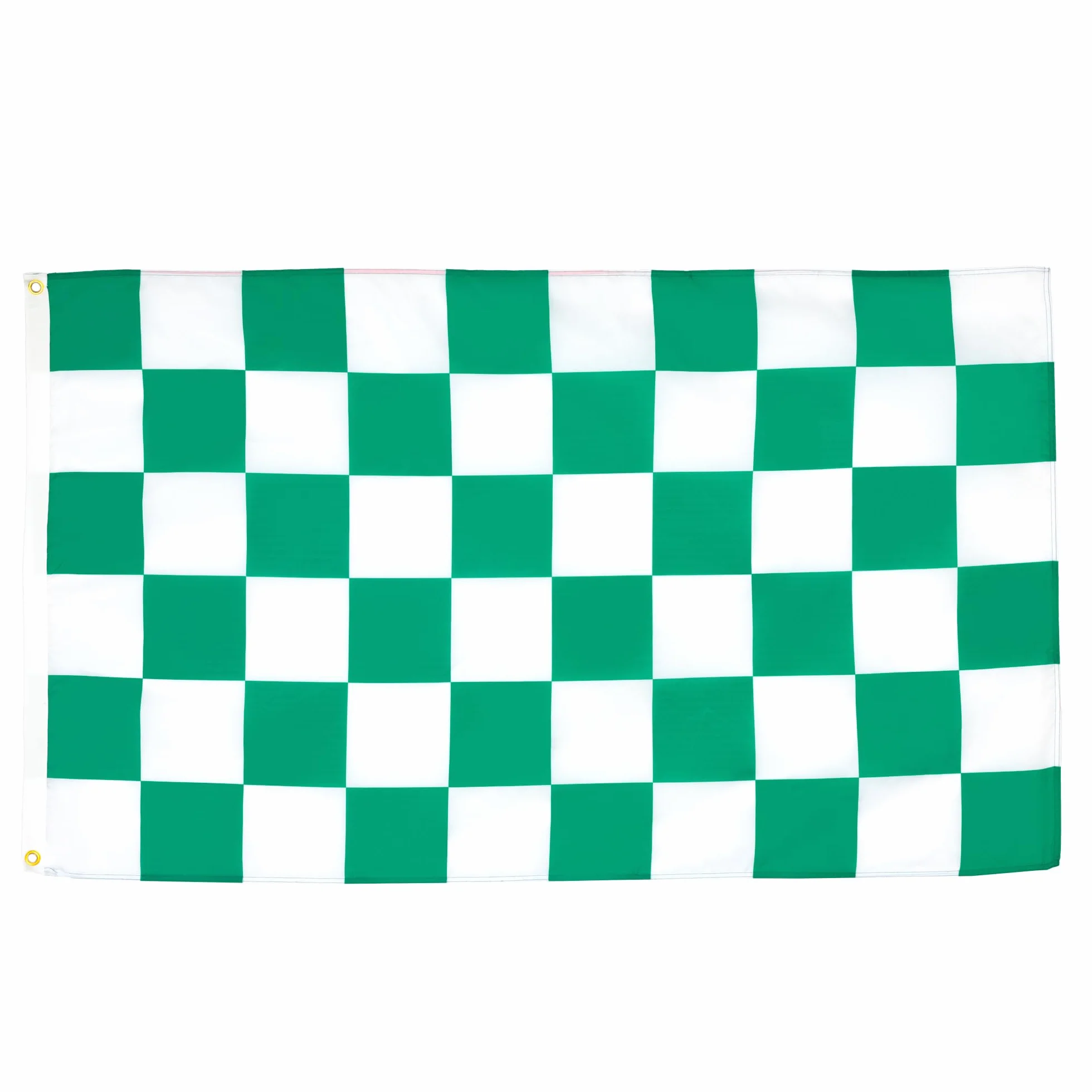 AZ FLAG Bandera A Cuadros Verdes Y Blancos 90x60 cm Bandera De Carreras Automoviles 100% Poliéster