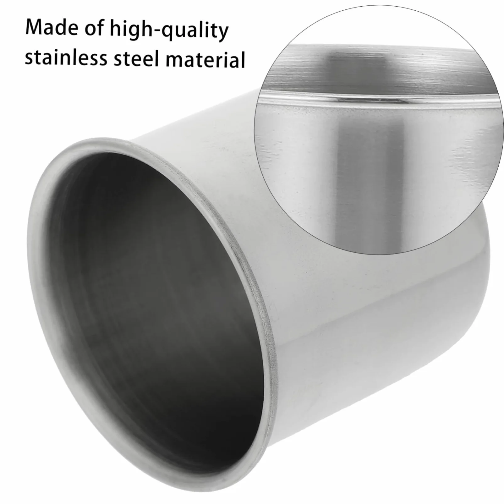 COLLBATH 6 Piezas Vasos Medidores de Inoxidable sin Resistentes al Reutilizables para Medicina y Muestras