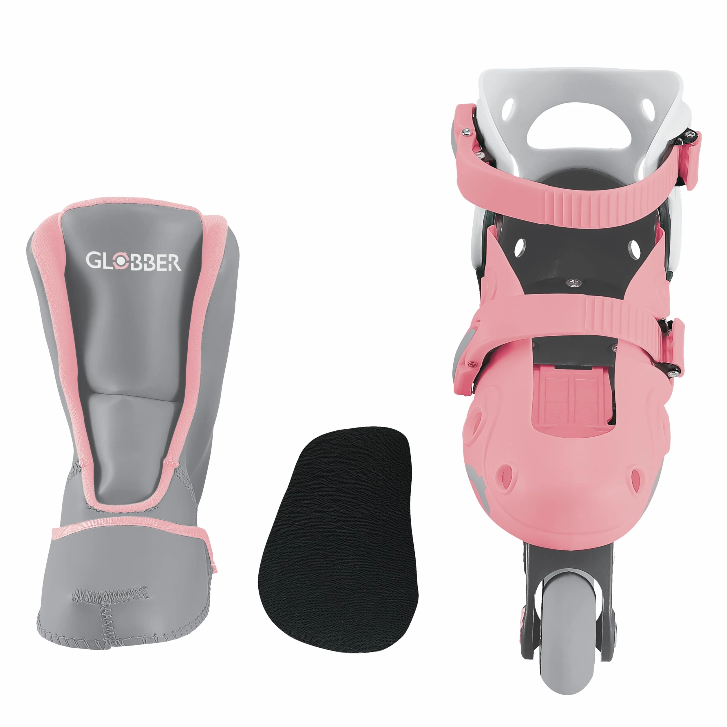 Globber Patines en Línea 2 en 1 Niños Talla 30-33 Rosa Pastel
